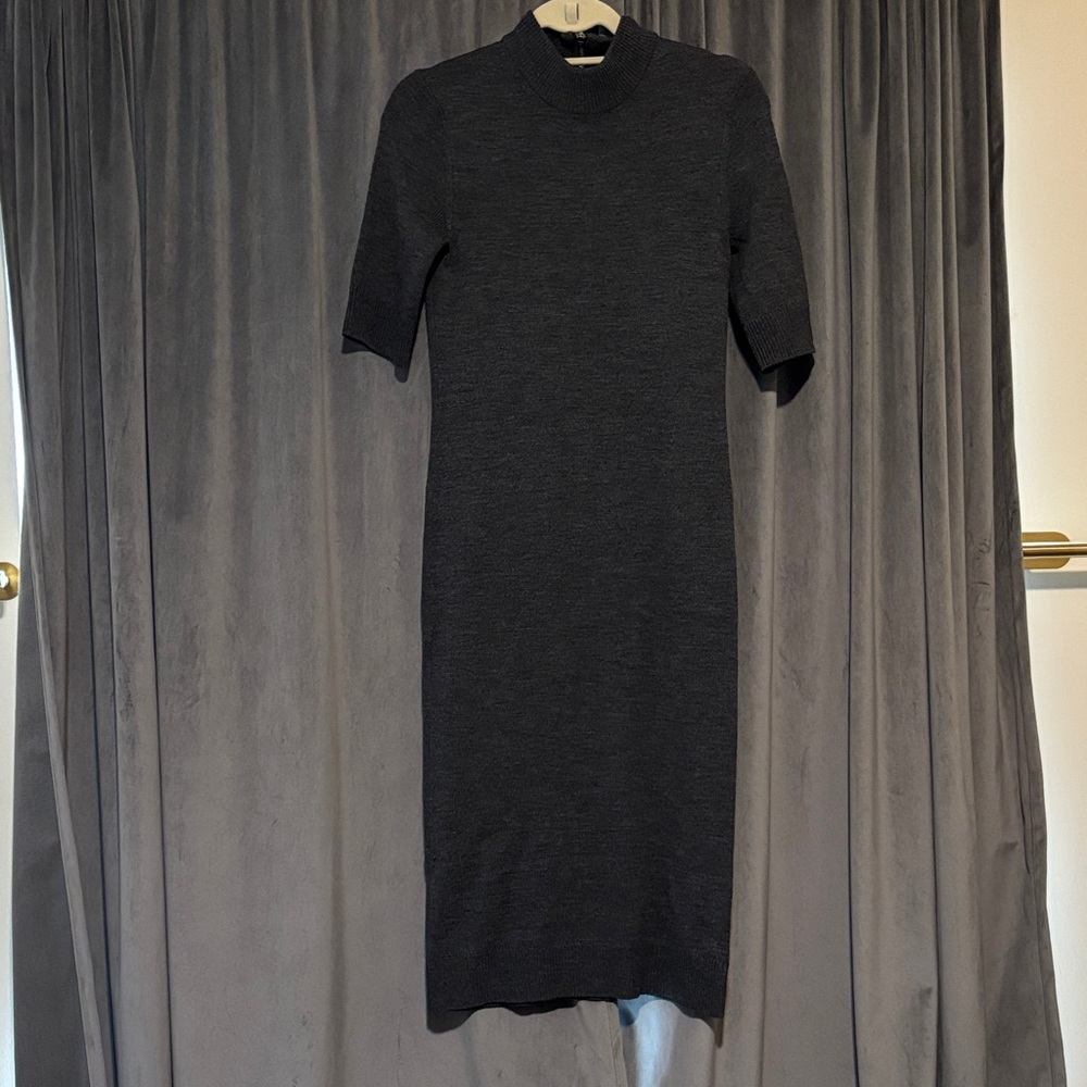MICHAEL Michael Kors Charcoal Midi Dress
